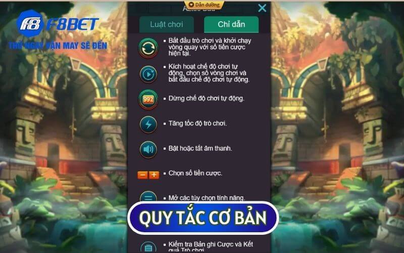 Quy tắc cơ bản của Slot Aztec cũng tương tự so với đa số các tựa game Slot khác